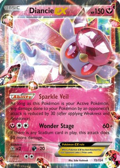 Diancie EX (72/124) [XY: Fates Collide]-1
