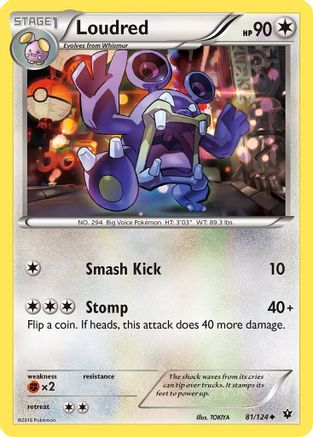 Loudred (81/124) [XY: Fates Collide]-1