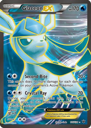 Glaceon EX (116/124) [XY: Fates Collide]-1