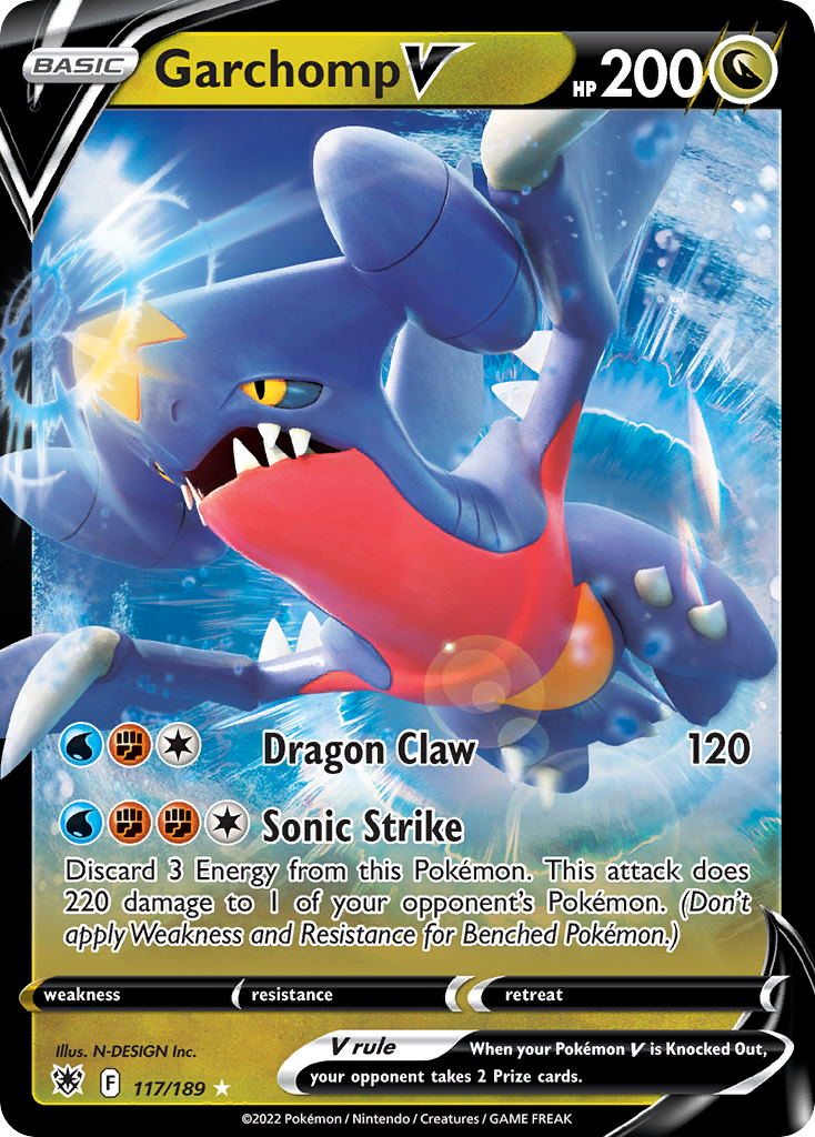 Garchomp V (117/189) [Sword & Shield: Astral Radiance]-1