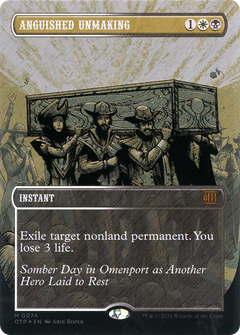 Anguished Unmaking (Textured Foil) [Outlaws of Thunder Junction: Breaking News]-1