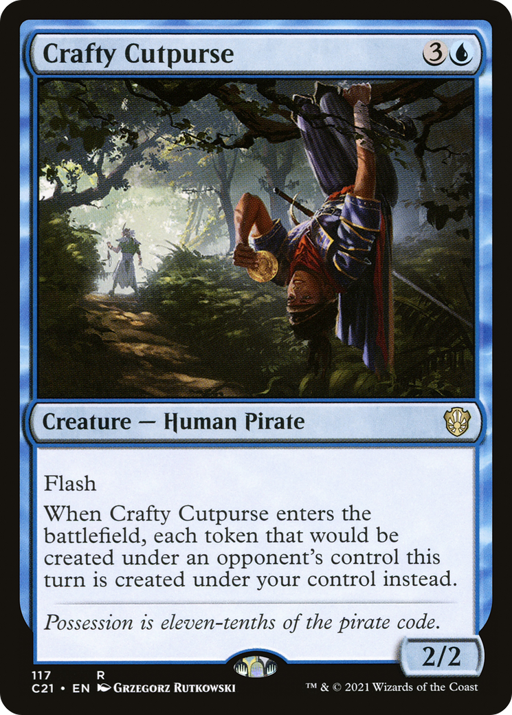 Crafty Cutpurse [Commander 2021]-1