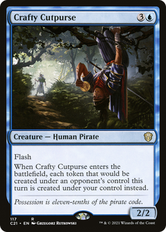 Crafty Cutpurse [Commander 2021]-1