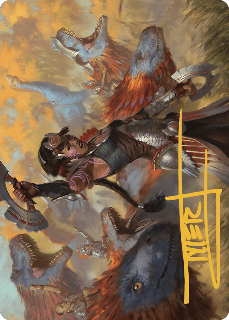 Huatli, Poet of Unity // Huatli, Poet of Unity (ALCI-027) - The Lost Caverns of Ixalan Art Series (Borderless)-1