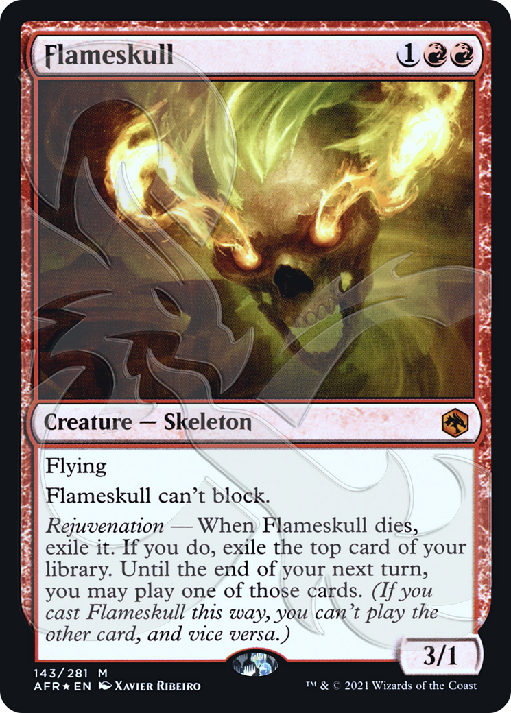 Flameskull (Ampersand Promo) [Dungeons & Dragons: Adventures in the Forgotten Realms Promos]-1