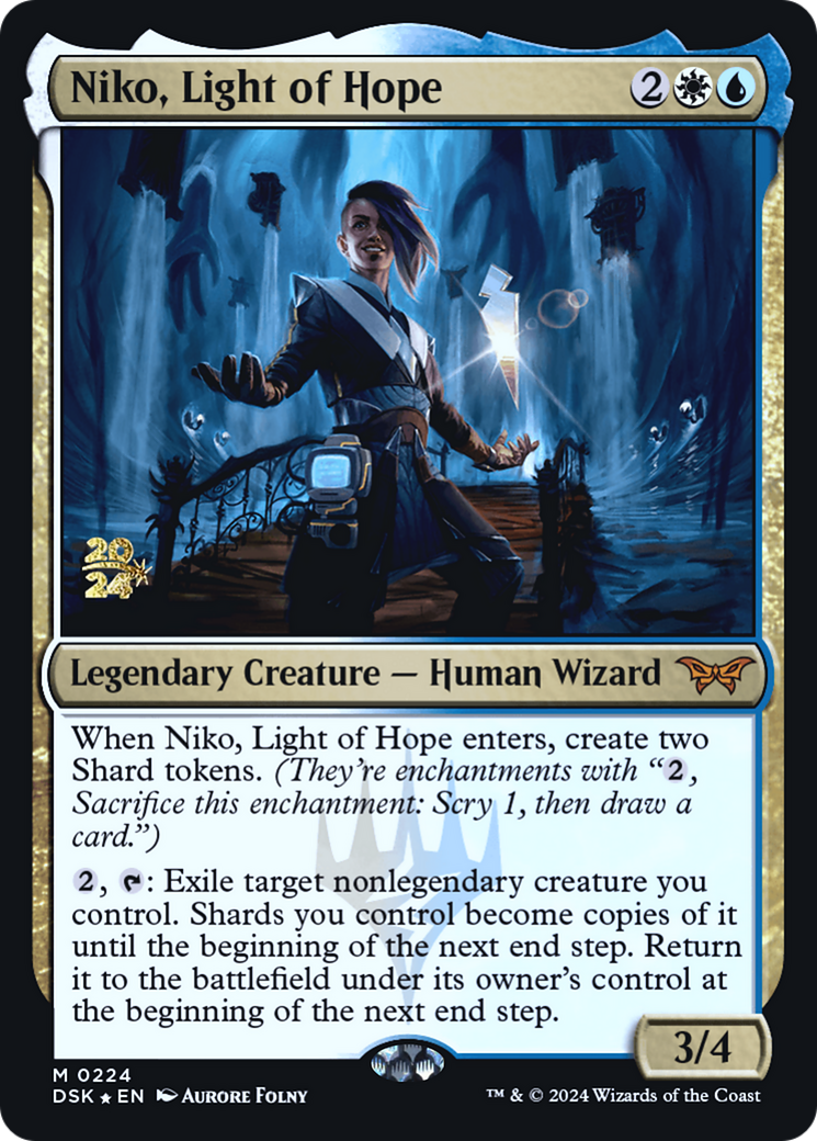Niko, Light of Hope [Duskmourn: House of Horror Prerelease Promos]-1