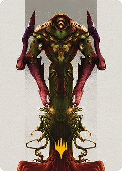 Kozilek, the Broken Reality Art Card (Gold-Stamped Planeswalker Symbol) [Modern Horizons 3 Art Series]-1