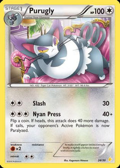 Purugly (24/30) [XY: Trainer Kit 3 - Pikachu Libre]-1