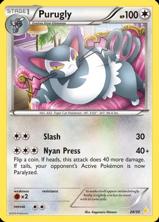 Purugly (24/30) [XY: Trainer Kit 3 - Pikachu Libre]-1