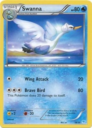 Swanna (27/30) [XY: Trainer Kit 3 - Suicune]-1