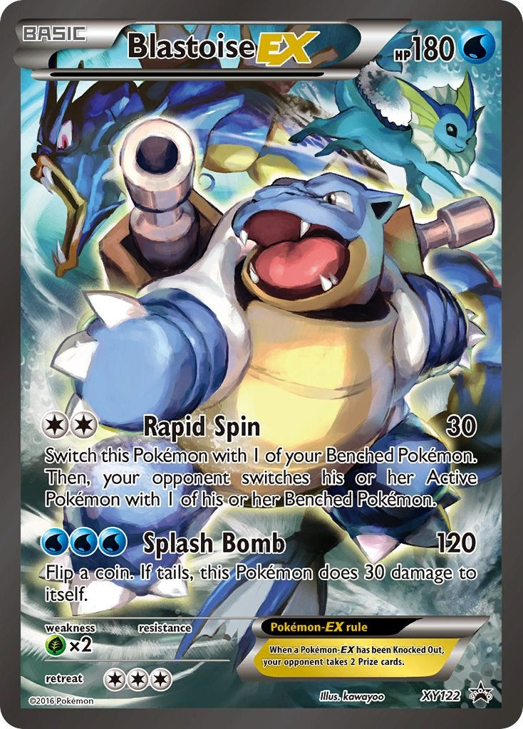Blastoise EX (XY122) (Jumbo Card) [XY: Black Star Promos]-1