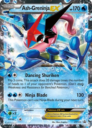 Ash-Greninja EX (XY133) [XY: Black Star Promos]-1