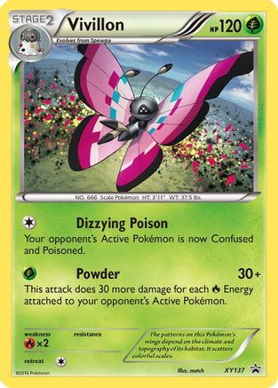 Vivillon (XY137) [XY: Black Star Promos]-1
