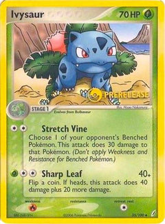 Ivysaur (35/100) (Prerelease Promo) [Nintendo: Black Star Promos]-1