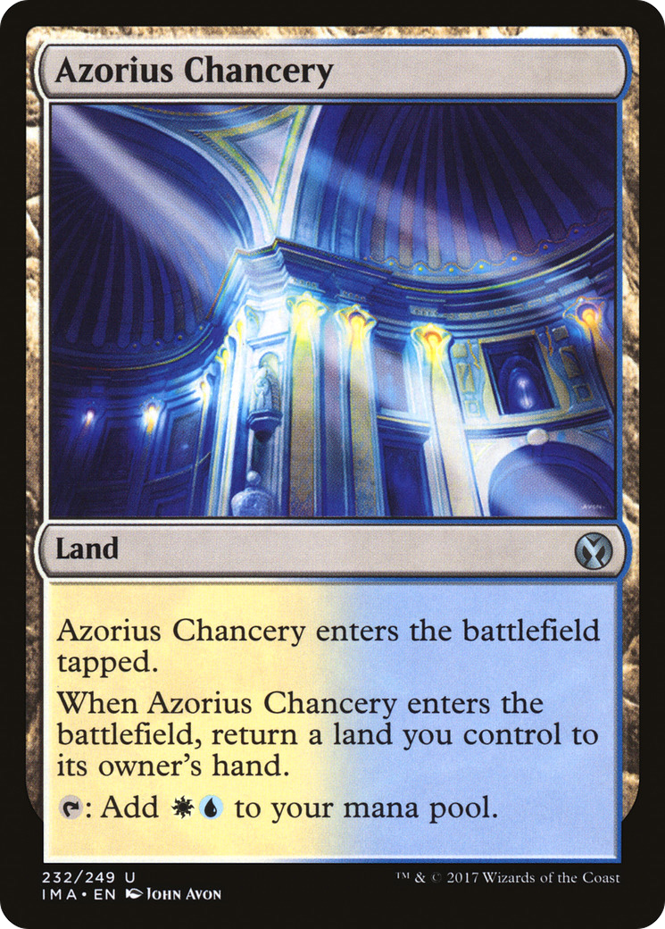 Azorius Chancery [Iconic Masters]-1