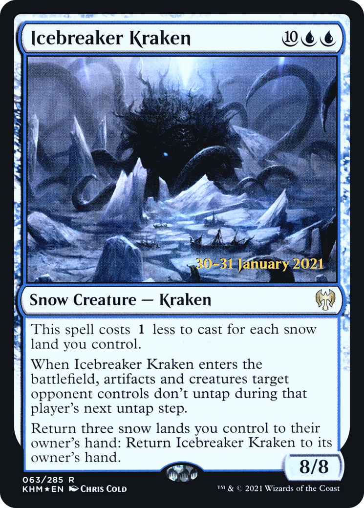 Icebreaker Kraken [Kaldheim Prerelease Promos]-1