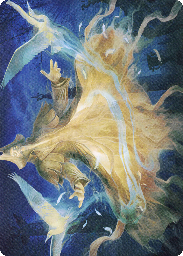 Heron-Blessed Geist // Heron-Blessed Geist (AVOW-013) - Crimson Vow Art Series (Borderless)-1