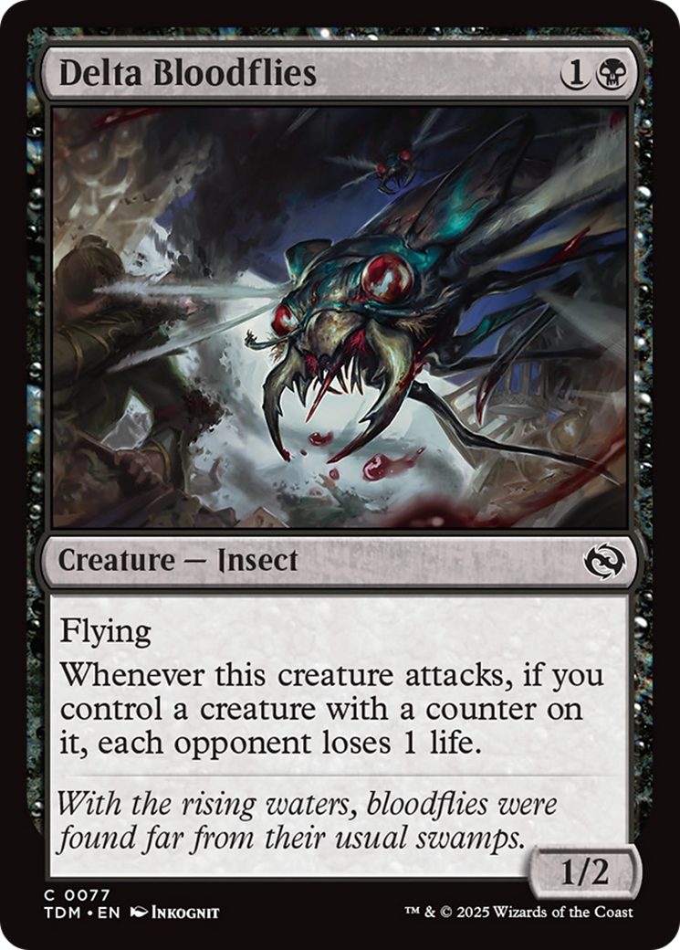 Delta Bloodflies [Tarkir: Dragonstorm]-1