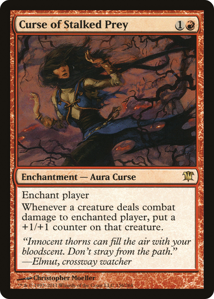 Curse of Stalked Prey [Innistrad]-1