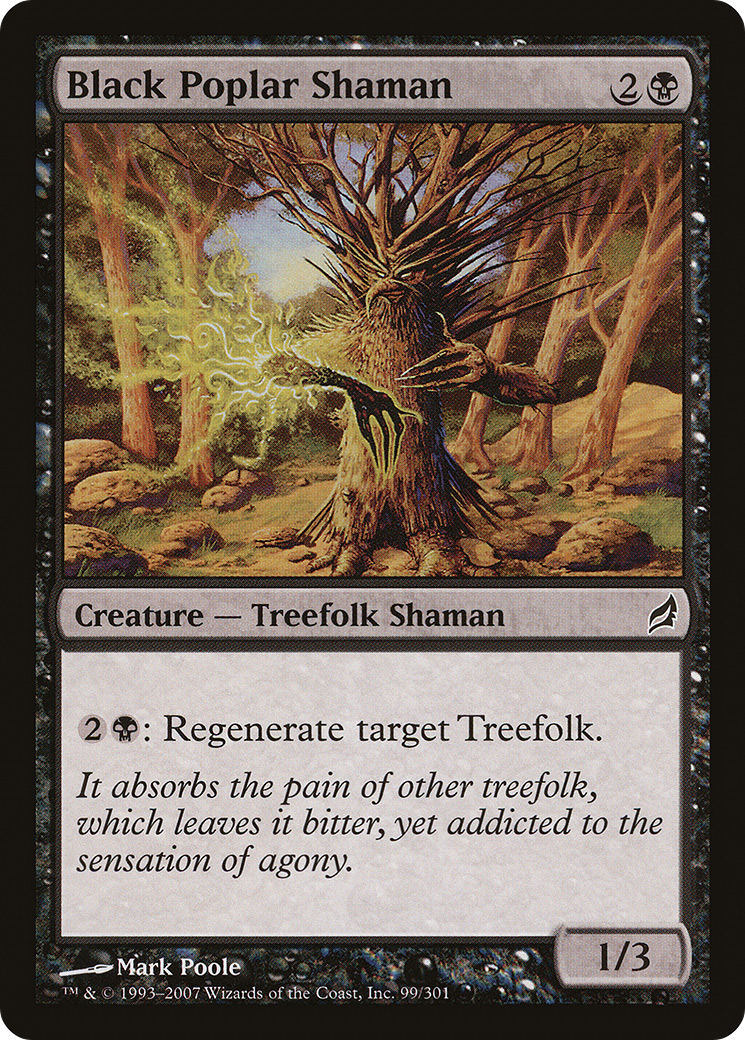 Black Poplar Shaman [Lorwyn]-1