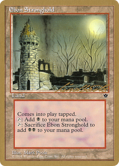 Ebon Stronghold (Leon Lindback) [Pro Tour Collector Set]-1