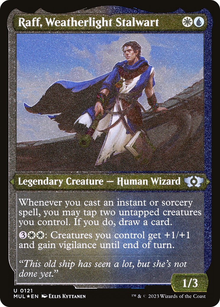 Raff, Weatherlight Stalwart (Foil Etched) [Multiverse Legends]-1