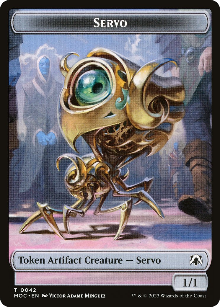Servo (TMOC-042) - March of the Machine Commander Tokens-1