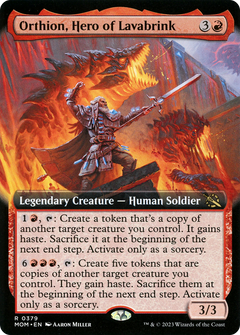 Orthion, Hero of Lavabrink (Extended Art) [March of the Machine]-1