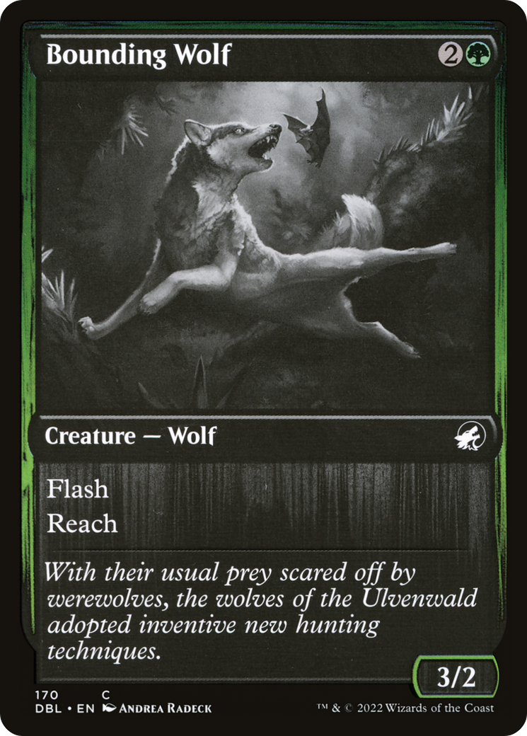 Bounding Wolf [Innistrad: Double Feature]-1