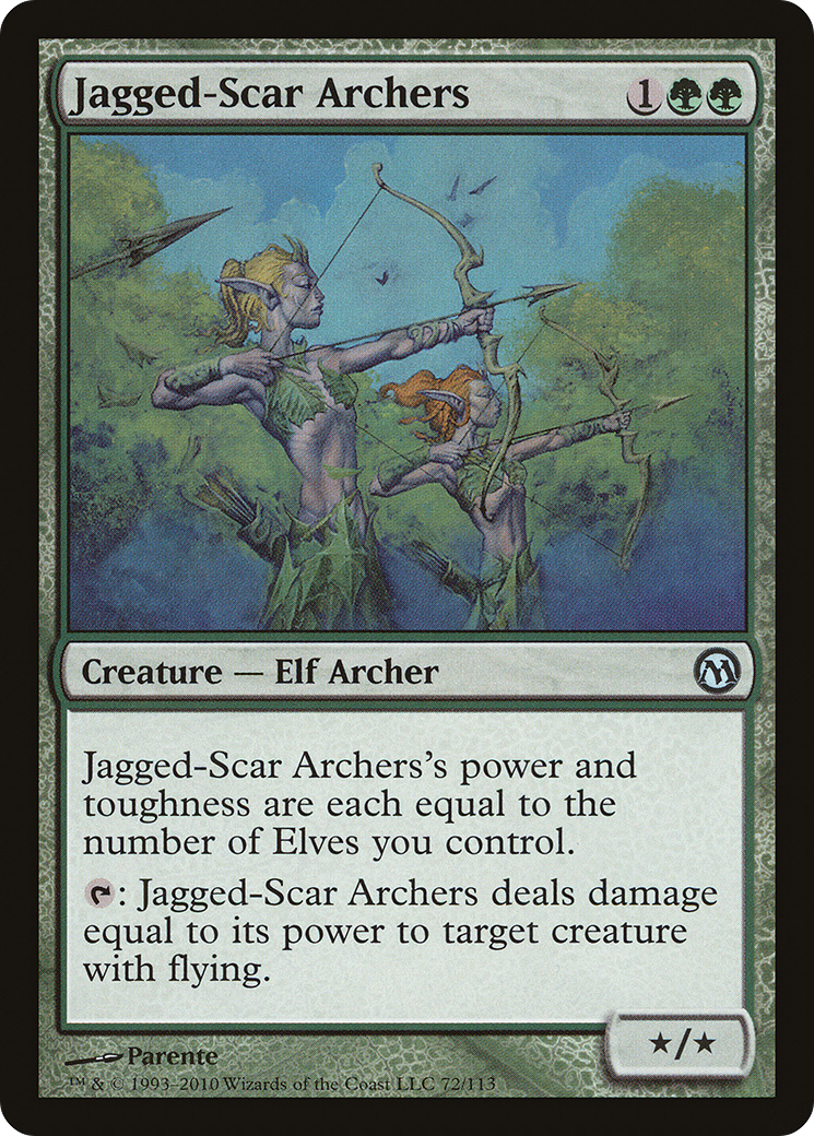 Jagged-Scar Archers [Duels of the Planeswalkers]-1