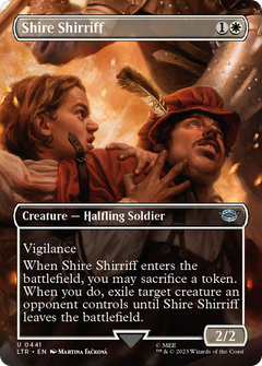 Shire Shirriff (Borderless Alternate Art) [The Lord of the Rings: Tales of Middle-Earth]-1