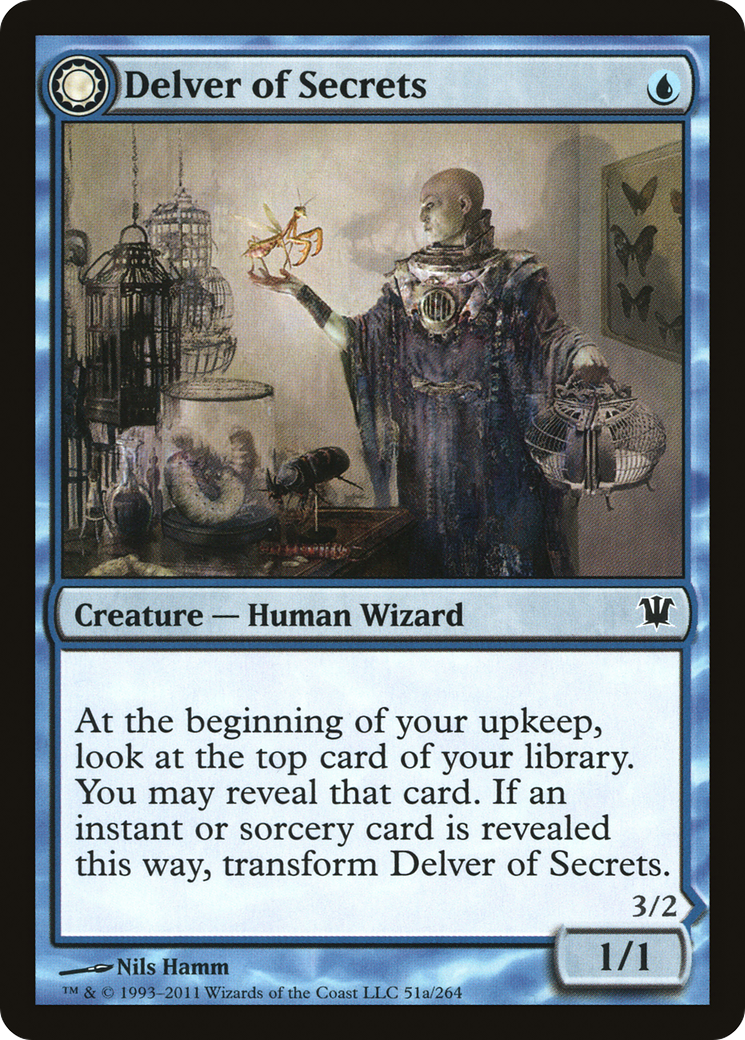 Delver of Secrets // Insectile Aberration [Innistrad]-3