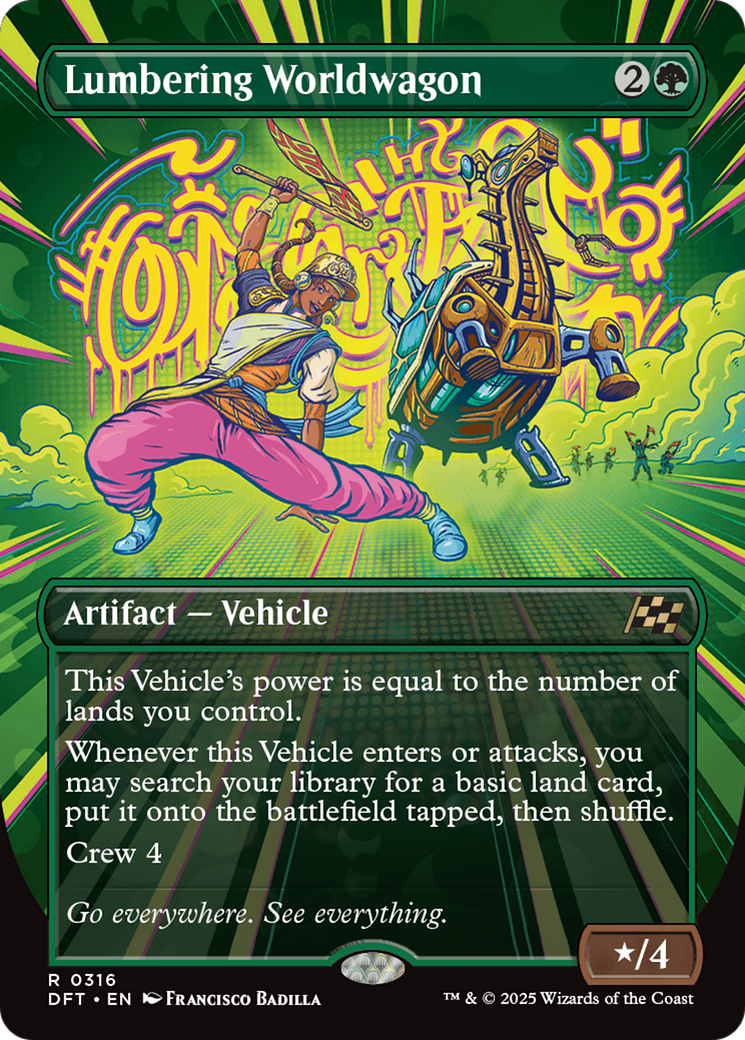 Lumbering Worldwagon (Borderless) [Aetherdrift]-1