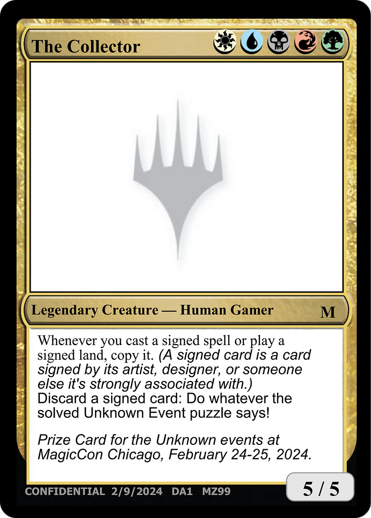 The Collector (UNK-MZ99) - Unknown Event-1