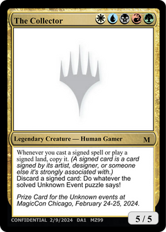 The Collector (UNK-MZ99) - Unknown Event-1