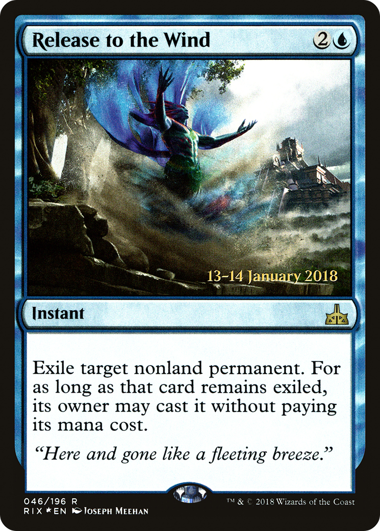 Release to the Wind [Rivals of Ixalan Prerelease Promos]-1