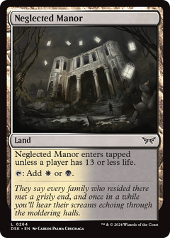 Neglected Manor [Duskmourn: House of Horror]-1