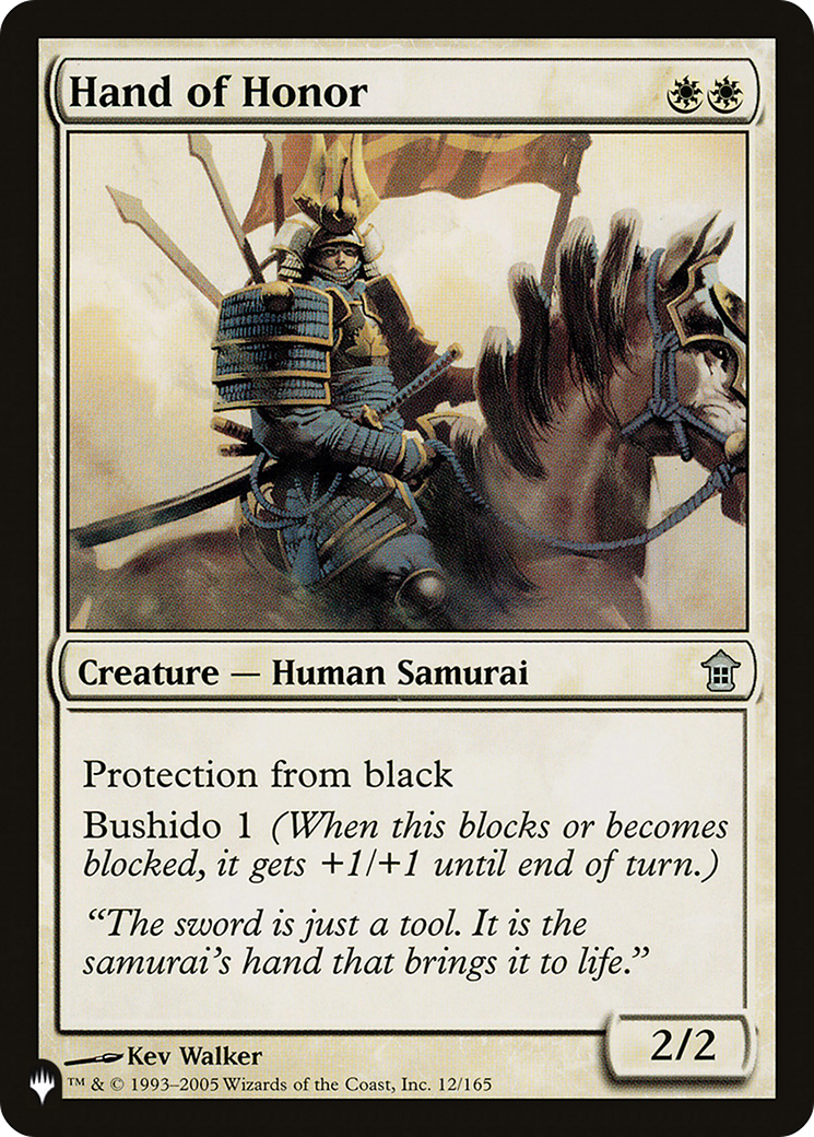 Hand of Honor [The List]-1
