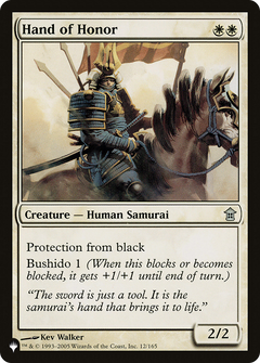 Hand of Honor [The List]-1