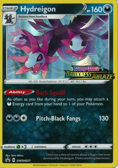 Hydreigon (SWSH037) (Prerelease Promo) [Sword & Shield: Black Star Promos]-1