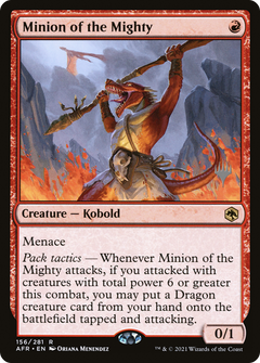 Minion of the Mighty (Promo Pack) [Dungeons & Dragons: Adventures in the Forgotten Realms Promos]-1