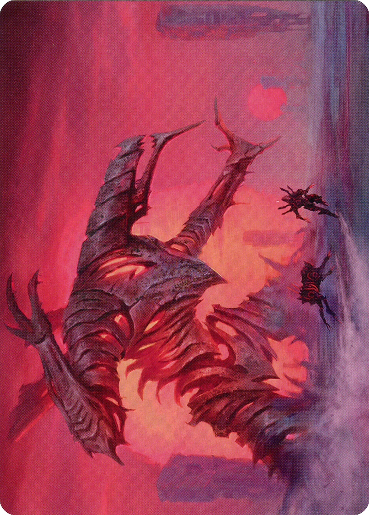 Red Sun's Twilight // Red Sun's Twilight (AONE-033) - Phyrexia: All Will Be One Art Series (Borderless)-3