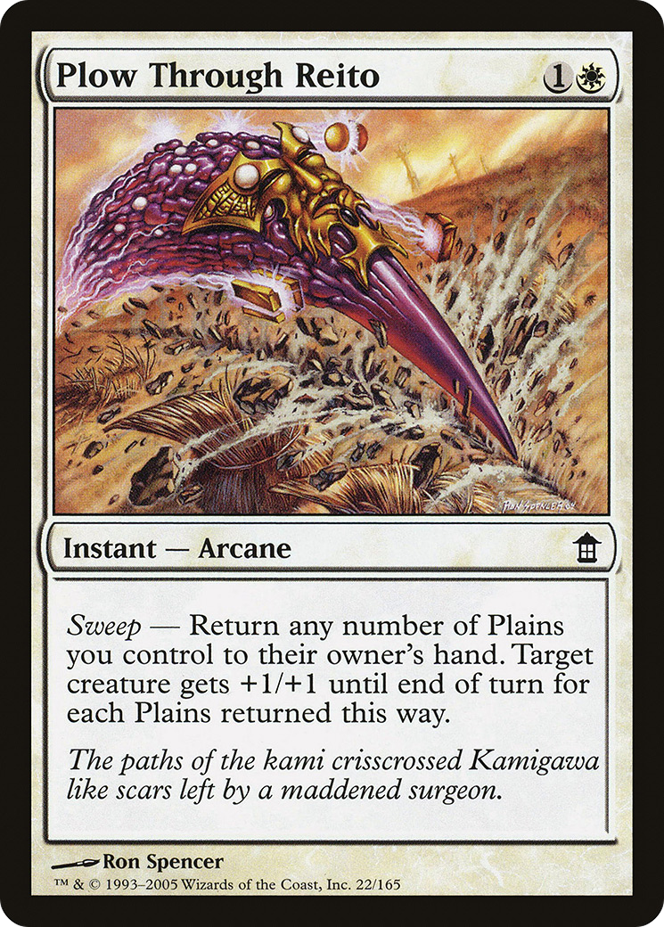 Plow Through Reito [Saviors of Kamigawa]-1