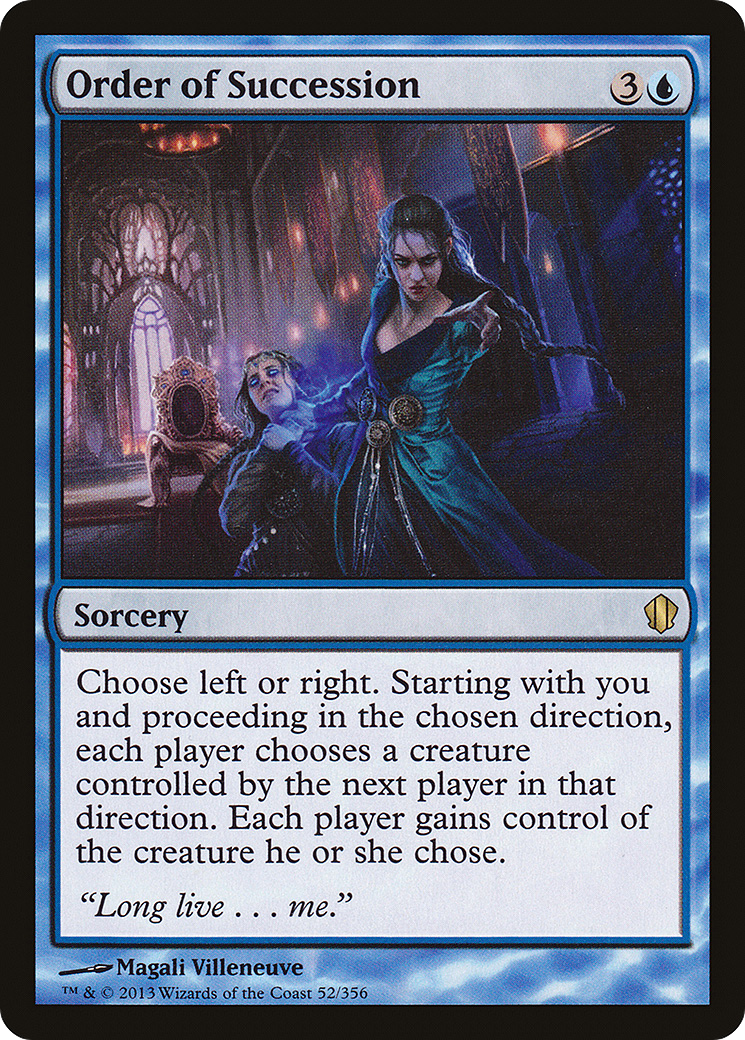 Order of Succession [Commander 2013]-1