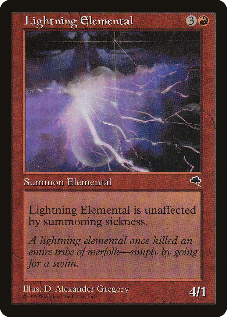 Lightning Elemental [Tempest]-1