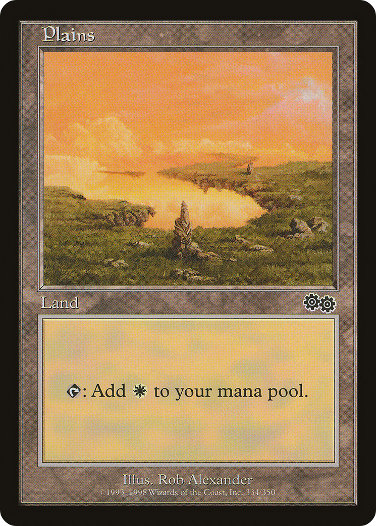 Plains (334) [Urza's Saga]-1