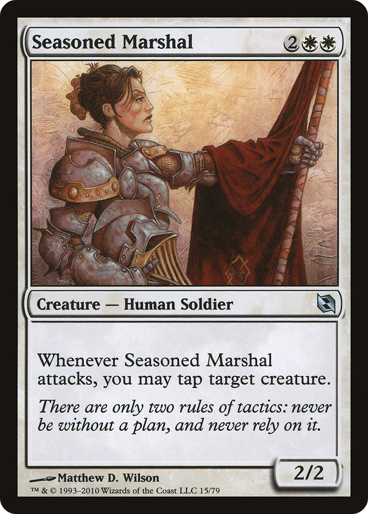 Seasoned Marshal [Duel Decks: Elspeth vs. Tezzeret]-1