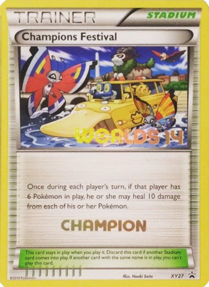 Champions Festival (XY27) (2014 Champion) [XY: Black Star Promos]-1