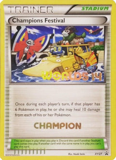 Champions Festival (XY27) (2014 Champion) [XY: Black Star Promos]-1