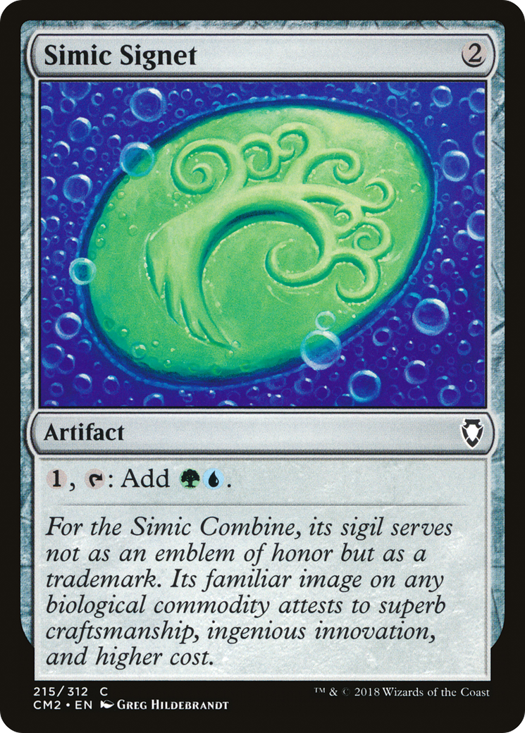 Simic Signet (215/312) [Commander Anthology Volume II]-1